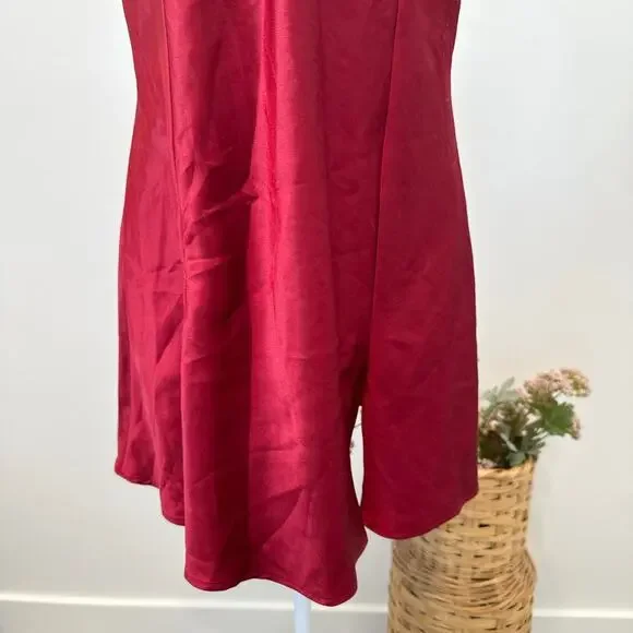 INSANE vintage y2k Victoria’s Secret red mini slip dress - Picture 3 of 5